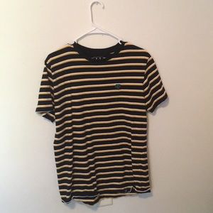 Black shirt yellow striped M great condition
